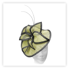 Brimmed Bespoke Handmade Wedding and Races Fascinator available in many colours with samples available.