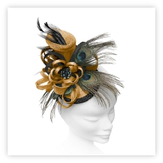 Fancy Bespoke Handmade Wedding and Races Fascinator available in many colours with samples available.