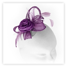 Dainty Bespoke Handmade Wedding and Races Fascinator available in many colours with samples available.