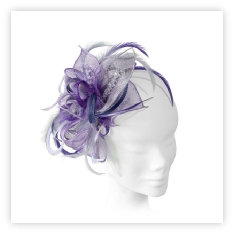 Dainty Bespoke Handmade Wedding and Races Fascinator available in many colours with samples available.