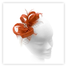 Dainty Bespoke Handmade Wedding and Races Fascinator available in many colours with samples available.