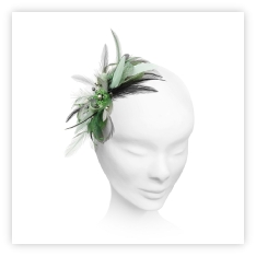 Dainty Bespoke Handmade Wedding and Races Fascinator available in many colours with samples available.