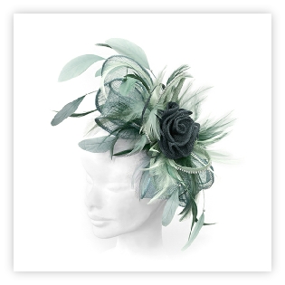 Fancy Bespoke Handmade Wedding and Races Fascinators available in many styles and colours with samples available.