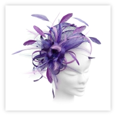 Fancy Bespoke Handmade Wedding and Races Fascinator available in many colours with samples available.