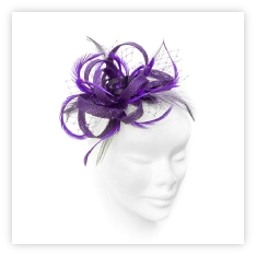 Dainty Bespoke Handmade Wedding and Races Fascinator available in many colours with samples available.